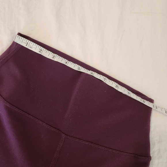 XS Alo Airbrush High-Waist Highlight Goddess Legging Colorblock Plum Black - Picture 4 of 11